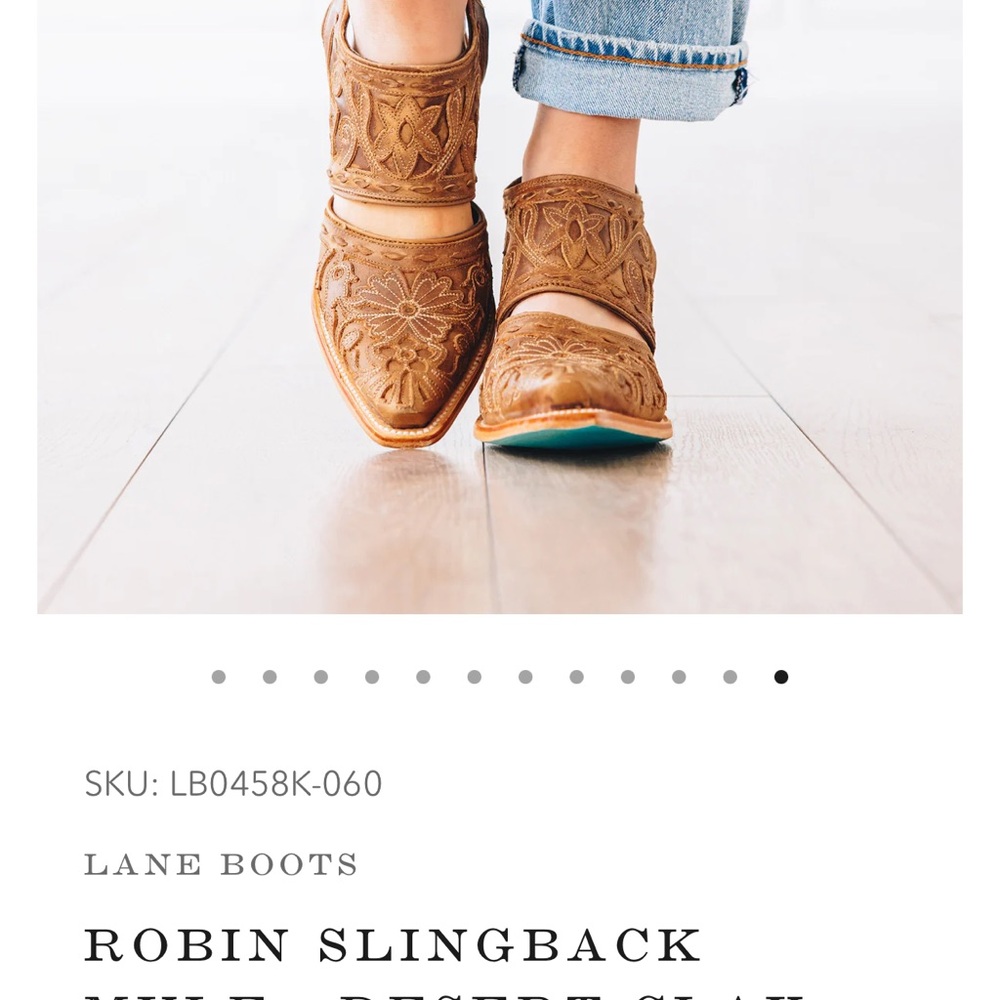 SKU: LB0458K-060
LANE BOOT
ROBIN SLINGBACK
MULE - DESERT CLAY - Picture 16 of 16
